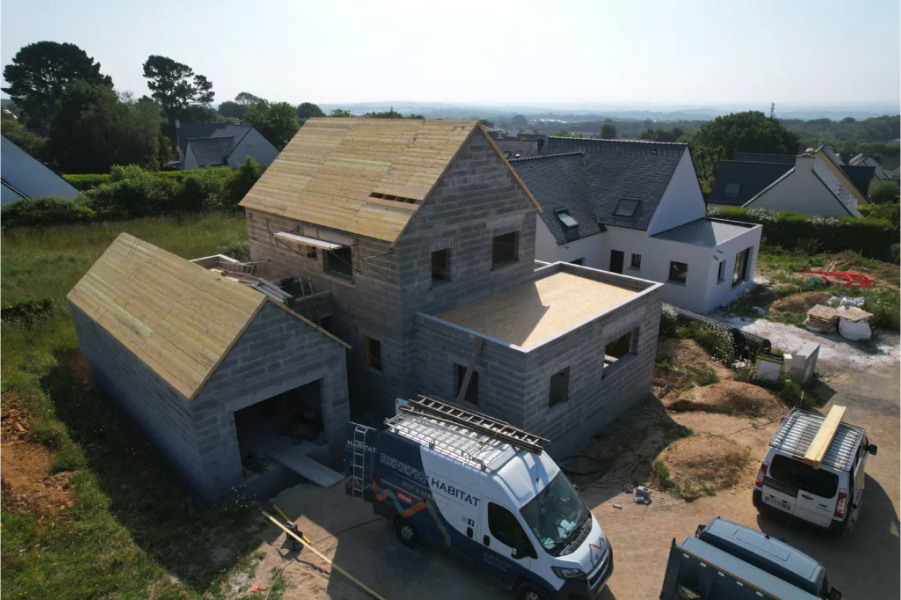 Benefiqhabitat Menuisiercharpentier Plouedern Charpente 2