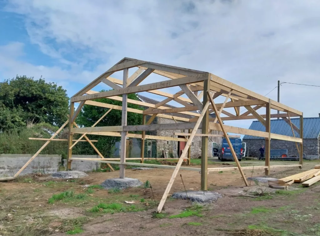 Benefiqhabitat Menuisiercharpentier Plouedern Batiment Agricole 2